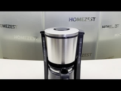 Bollitore di vetro della casa di Homezest CM-338B macchina elettrica del caffè del filtrante di 12 tazze