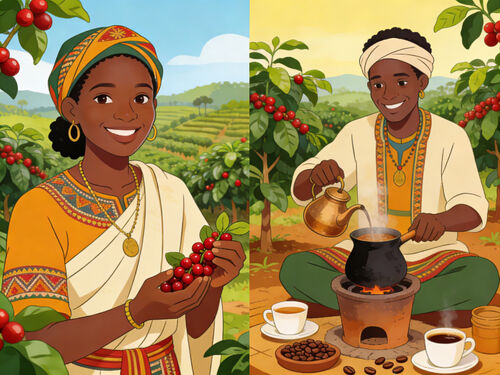 Latest company news about ☕️ Viaggio nel luogo di nascita del caffè: Etiopia.